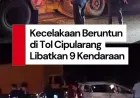 Kecelakaan Beruntun 9 Kendaraan di Tol Cipularang: 2 Orang Tewas