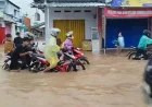 Banjir Cilegon Rendam Permukiman dan Jalan Utama, Banyak Kendaraan Mogok