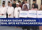 Penyerahan Sembako dan Kartu BPJS Ketenagakerjaan Perluas Jaminan Sosial Pekerja Informal