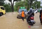 Tim Gabungan Tanggap Cepat Atasi Banjir di Jalur Lintasan Presiden RI di Bogor