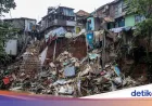 Rumah di Tebet Amblas karena Longsor Sudah Kosong dan Miring Lama Sebelum Kejadian