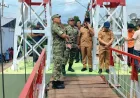 Jembatan Gantung Garuda di OKU Kembali Berfungsi Setelah Putus Akibat Banjir