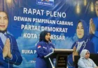 Aliyah Mustika Ilham Dorong Rekrutmen Kader dan Soliditas Demokrat Makassar