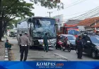 Kecelakaan Beruntun 4 Kendaraan Terjadi di Jalur Garut-Bandung Akibat Rem Mendadak