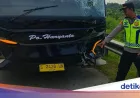 Bus Tabrak 5 Mobil Pemudik di Tol Batang, Korban Jiwa Nihil
