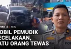 Mobil Pemudik Kecelakaan di Tol, Satu Orang Tewas Seketika
