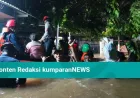 Banjir Besar Rendam Ciracas Jaktim di Hari Lebaran, Ibu Hamil dan Lansia Dievakuasi