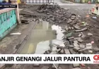 Banjir Genangi Jalur Pantura Pasuruan, Kemacetan Parah Saat Musim Mudik