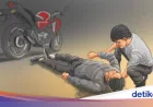 Kecelakaan di Puncak Bogor: Pemotor Tewas Usai Ditabrak Motor Lain