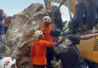 Longsor di Baubau: Sopir Ekskavator Tewas Tertimpa Batu Besar