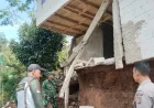 Longsor di Singajaya Garut Akibat Hujan Deras, 4 Rumah Warga Terancam