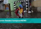Banjir Setinggi 30 Cm Genangi Pela Mampang Usai Hujan Deras di Jaksel