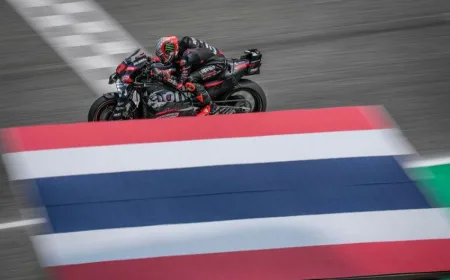Marco Bezzecchi Juara MotoGP Thailand, Marc Marquez Gagal Finis