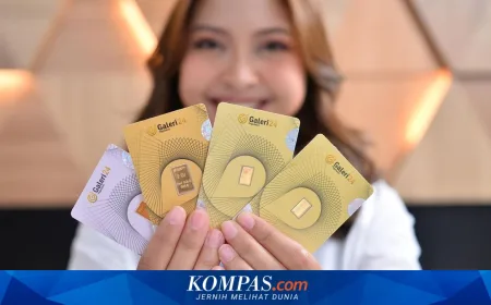 Harga Emas Pegadaian 2 Maret 2026 Naik: Galeri 24 dan UBS Melonjak