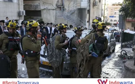 Rudal Iran Serang Beit Shemesh Israel, 6 Orang Tewas dan Puluhan Luka