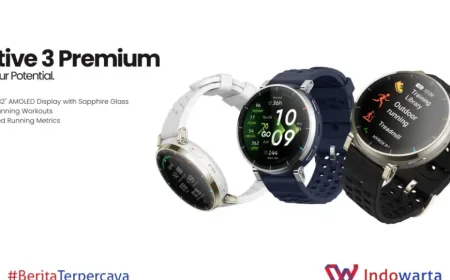 Amazfit Active 3 Premium Dirilis: Smartwatch Terbaik untuk Pelari di 2026
