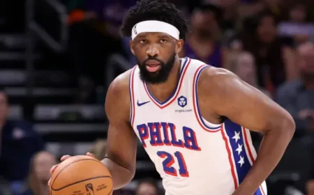 Joel Embiid Absen 3 Laga NBA 2025-2026 Akibat Cedera Otot Perut Kanan