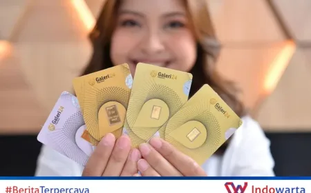 Harga Emas Pegadaian 2 Maret 2026 Naik: Galeri 24 dan UBS Melonjak