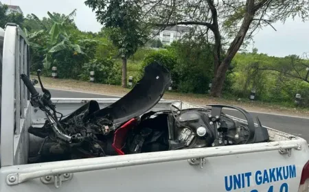 Kecelakaan Maut Sampang, Pengendara Meninggal di Tempat