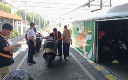 KAI Siap Angkut Motor Pemudik Saat Lebaran 2026, Simak Jadwal dan Syaratnya