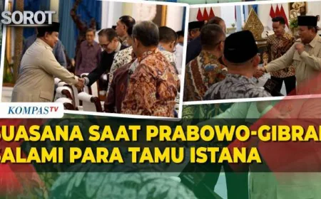 Silaturahmi di Istana: Prabowo dan Gibran Sambut Eks Menlu hingga Ketum Parpol