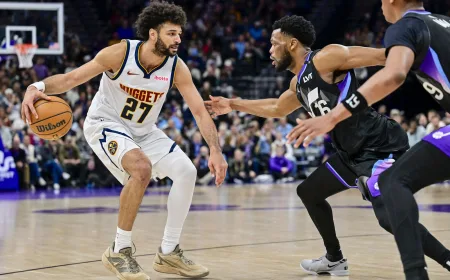 Jamal Murray Cetak 45 Poin Bawa Nuggets Tahan Imbang Jazz 128-125