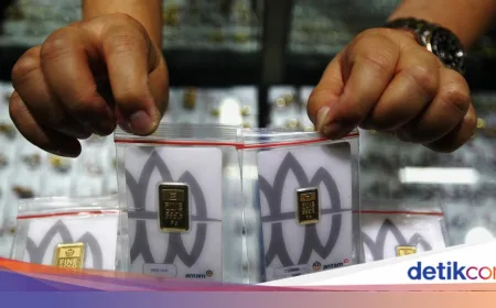 Harga Emas Antam Turun Rp 77.000 Hari Ini, Berikut Rincian Lengkapnya