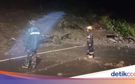 Longsor Tutup Jalur Penghubung Gunungkidul-Klaten, Jalan Ditutup Total