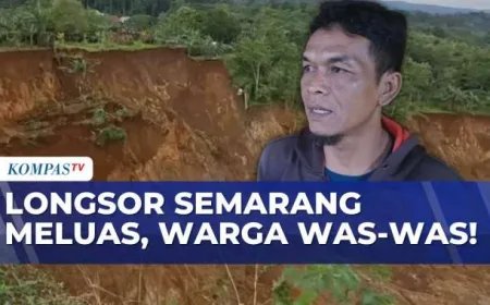 Longsor Meluas di Kabupaten Semarang, Warga Mendesak Relokasi Segera