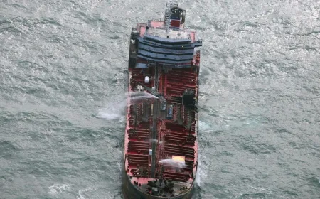 Kapal Tanker Meledak di Perairan Kuwait, Tumpahan Minyak Sebabkan Kekhawatiran Lingkungan