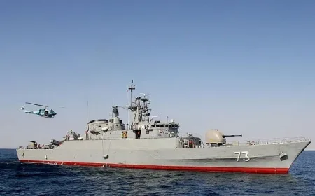 Kapal Perang Iran Tenggelam di Lepas Pantai Sri Lanka, Jenazah Ditemukan dalam Operasi Penyelamatan