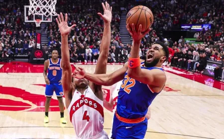 Knicks Perpanjang Dominasi atas Raptors dengan Kemenangan ke-12 Beruntun