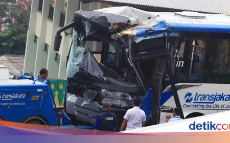Sopir TransJakarta Jadi Tersangka Usai Adu Banteng di Jalur Langit Koridor 13