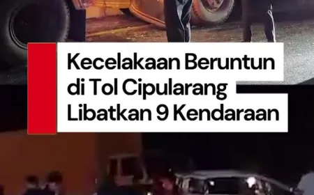 Kecelakaan Beruntun 9 Kendaraan di Tol Cipularang: 2 Orang Tewas