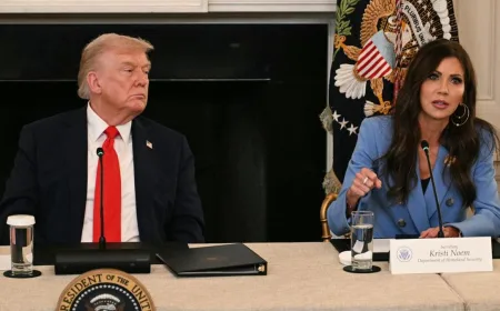 Trump Pecat Menteri Keamanan Dalam Negeri Kristi Noem Setelah Skandal Beruntun