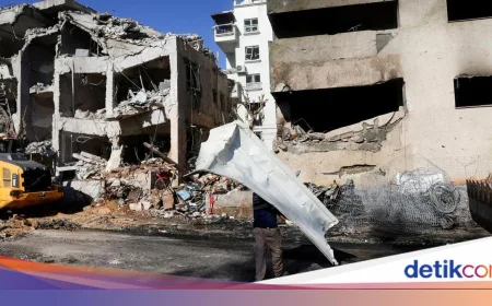 Serangan Rudal Iran Hantam Tel Aviv: Ledakan Hebat Guncang Kota