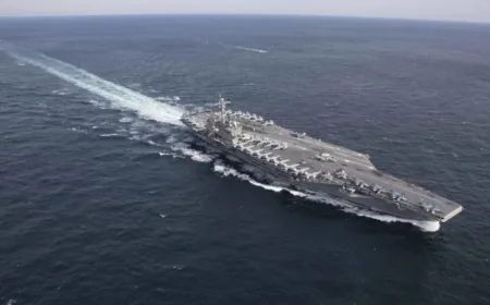 Iran Klaim Drone IRGC Hantam Kapal Induk USS Abraham Lincoln, AS Mundur 1.000 Km