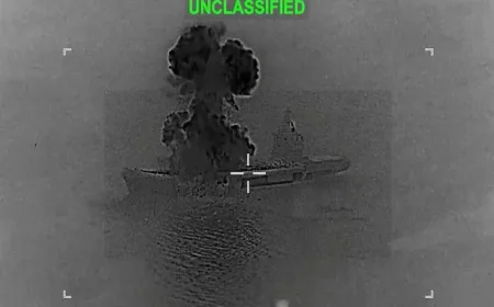 AS Serang Kapal Induk Drone Iran IRIS Shahid Bagheri, CENTCOM Rilis Video