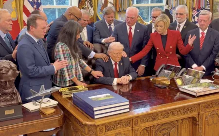 Puluhan Pemuka Agama Doakan Trump di Gedung Putih Saat Konflik Iran vs AS Memanas