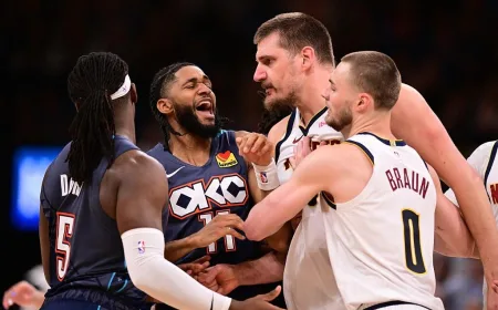 Luguentz Dort Akui Kesalahan Pemicu Keributan dengan Nikola Jokic di Laga Sengit Thunder vs Nuggets