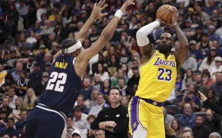 LeBron James Cetak Rekor Field Goals Terbanyak, Tapi Lakers Kalah dari Nuggets