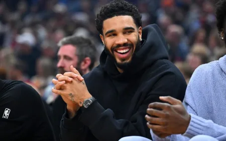 Boston Celtics Sambut Kembalinya Jayson Tatum Usai Cedera Achilles