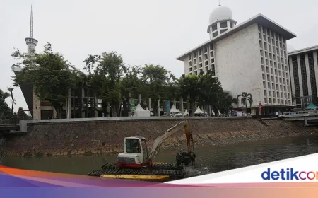 Pengerukan Sungai Ciliwung Dikebut Antisipasi Banjir di Jakarta Saat Musim Hujan