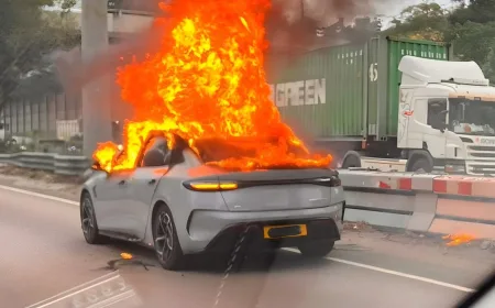 BYD Seal Terbakar di Hong Kong, Tapi Baterai Blade Battery Tetap Aman