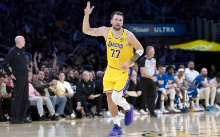 Luka Doncic Cetak Rekor Baru, Bawa Lakers Menang Gemilang Atas Pacers