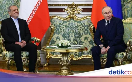 Presiden Iran dan Putin Bahas Serangan AS-Israel, Tegaskan Kedaulatan Iran