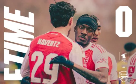 Hasil Mansfield Town vs Arsenal Piala FA 2025-2026: Kemenangan Tipis 2-1 Bawa The Gunners ke Perempatfinal