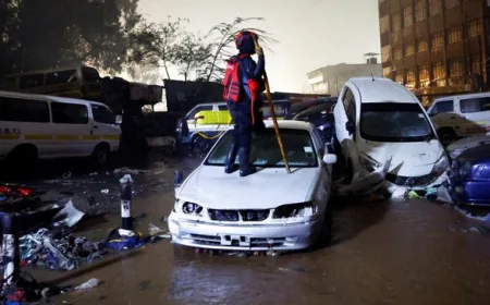 Banjir Bandang di Nairobi Gulung Mobil, Penjual Telur Tewas Tertindih