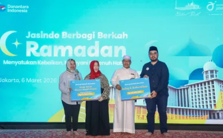 Jasindo Perkuat SDM Lewat Aksi Sosial Berbagi Berkah Ramadan di Istiqlal