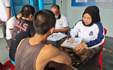 Skrining Kesehatan Warga Binaan Baru Lapas Pekanbaru Cegah Penyakit Menular